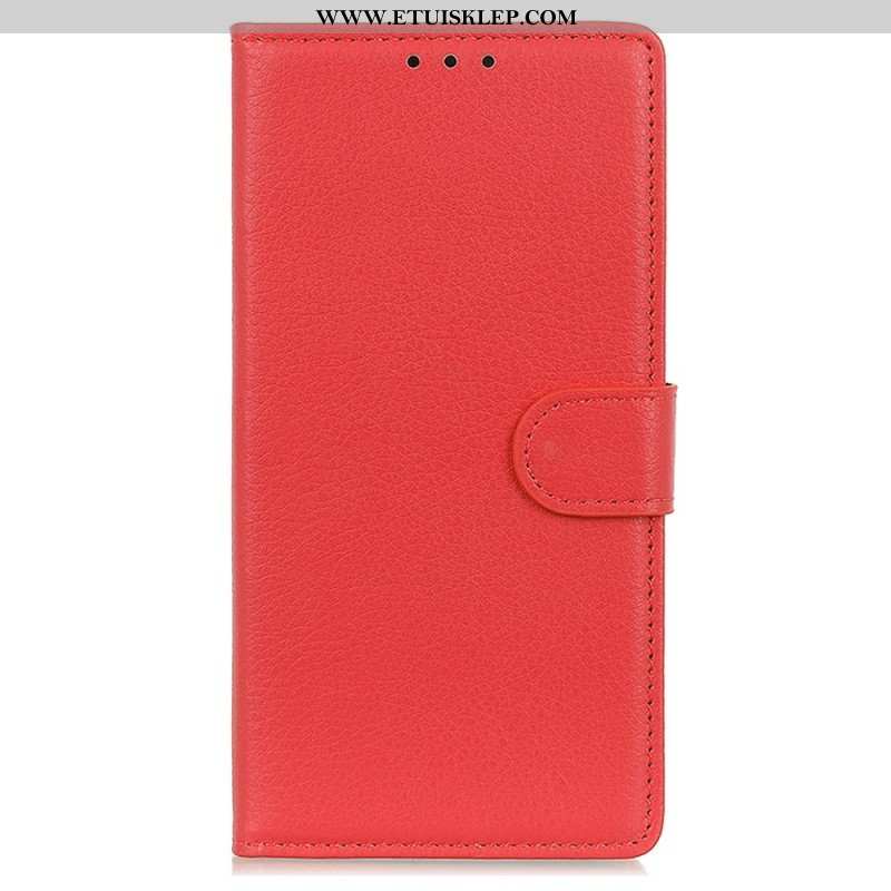 Etui Folio do Samsung Galaxy S23 Plus 5G Tradycyjna Sztuczna Skóra